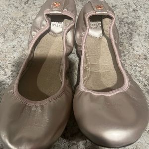 Butterfly Twist slippers Rosegold